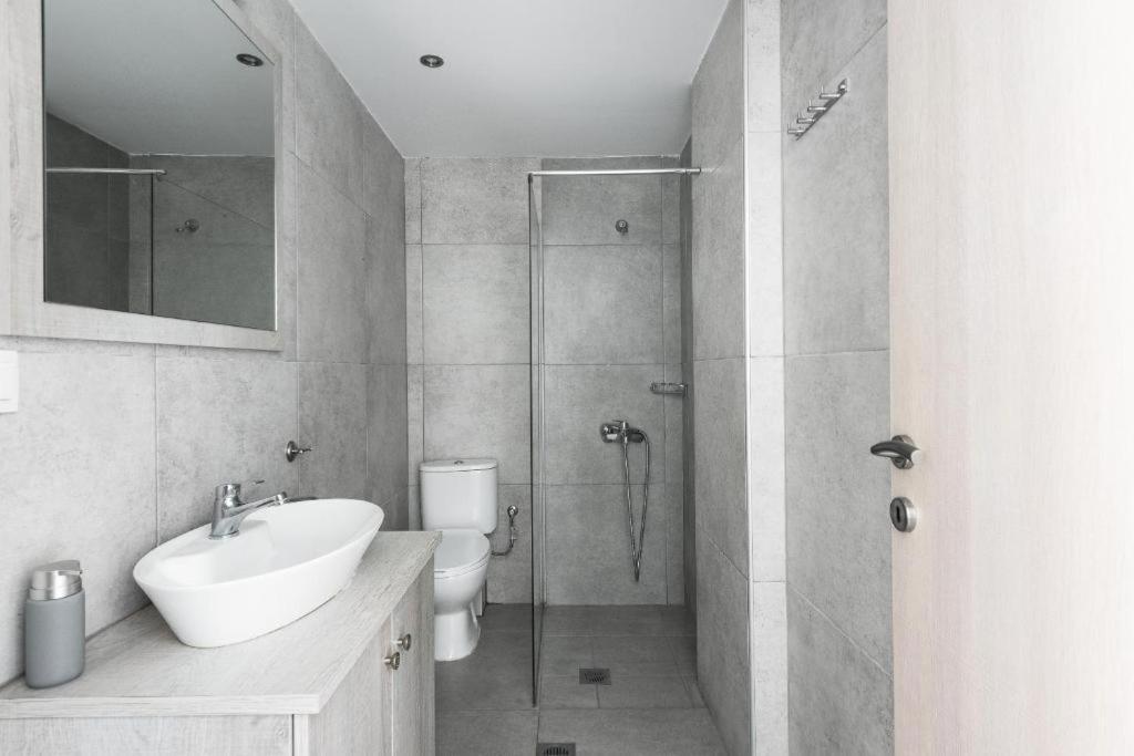 Blue Horizon 5 Apartment Nea Kallikrateia Bagian luar foto
