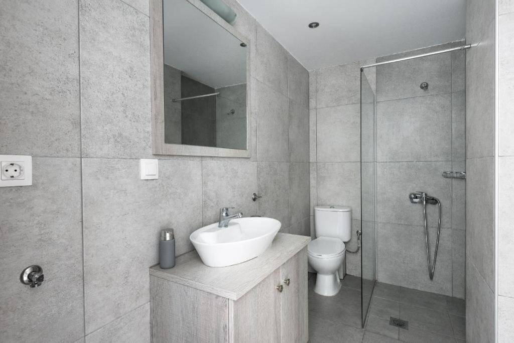 Blue Horizon 5 Apartment Nea Kallikrateia Bagian luar foto